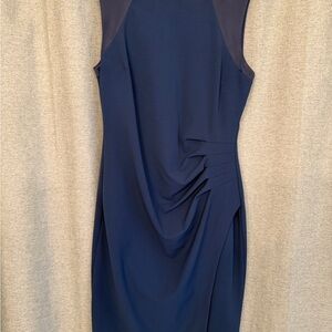 NYDJ Navy Midi Dress